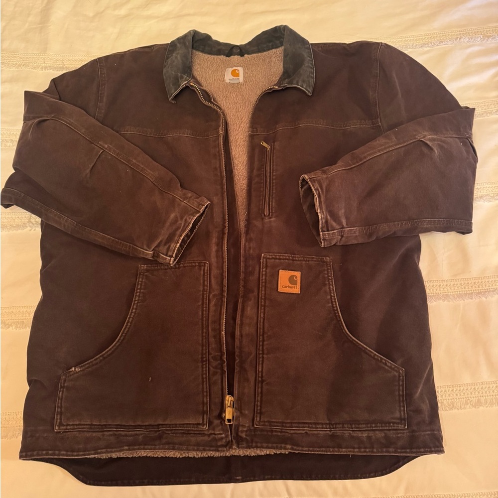 Carhartt Men's Dark Brown Field Jacket